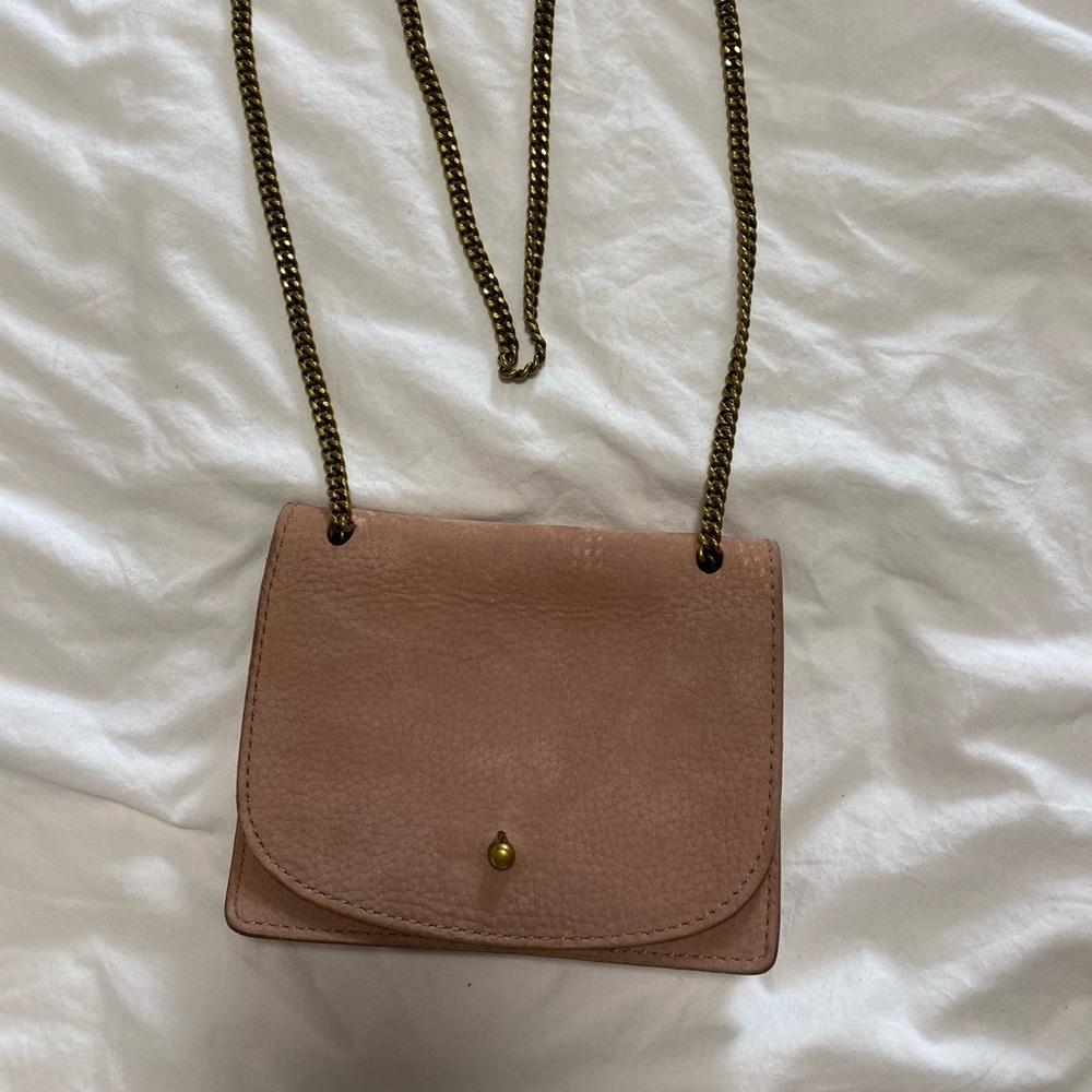 MADEWELL The Chain Crossbody Bag - Tinted Blush